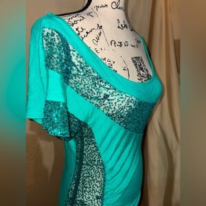 🌺 3 For $20 ~ DayTrip Tunic Dress With Sequins Women’s Size Medium 💎